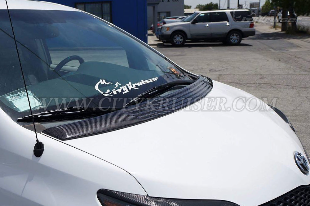 2011-2017 Toyota Sienna CK Style Hood Spoiler (Carbon Fiber)