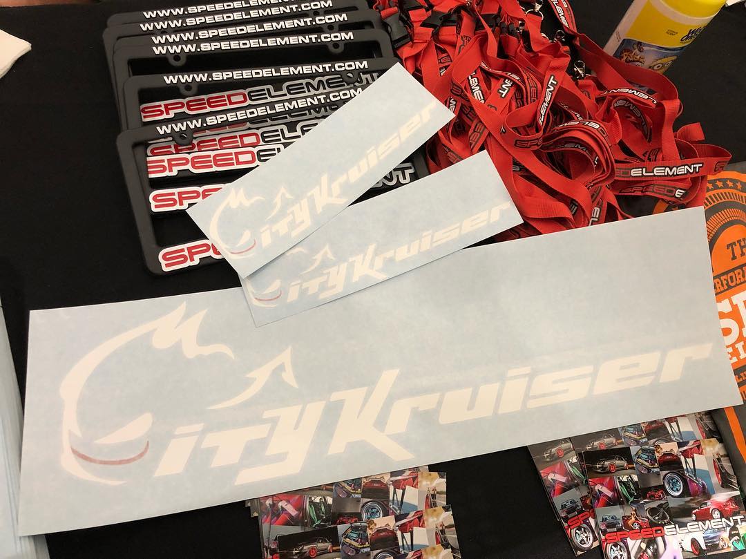 CityKruiser Vinyl Decal Sticker Set