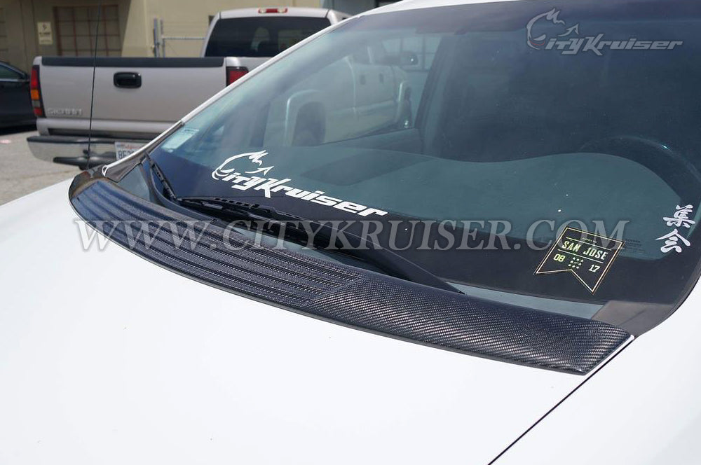 2011-2017 Toyota Sienna CK Style Hood Spoiler (Carbon Fiber)